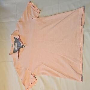 Original Penguin Heritage slim fit mens size medium polo style shirt (soft pink)